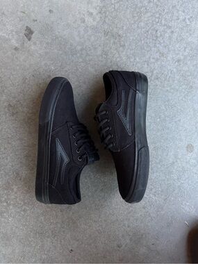 Black Lakai Griffin Skate Shoes Size 5.5 Mens